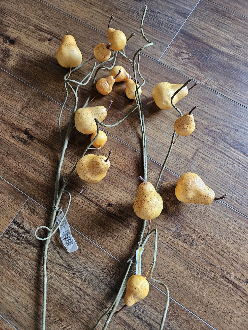 Michael's Faux Pear Garland Stems Set Of 2